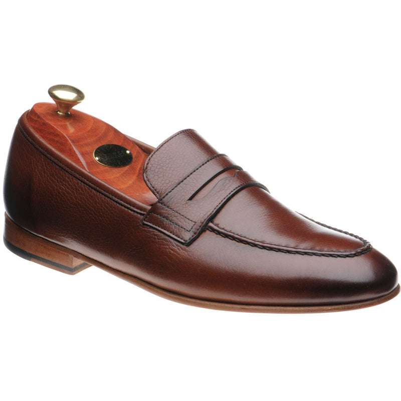 Product image for Barker Ledley mens loafers in cherry grain (second)