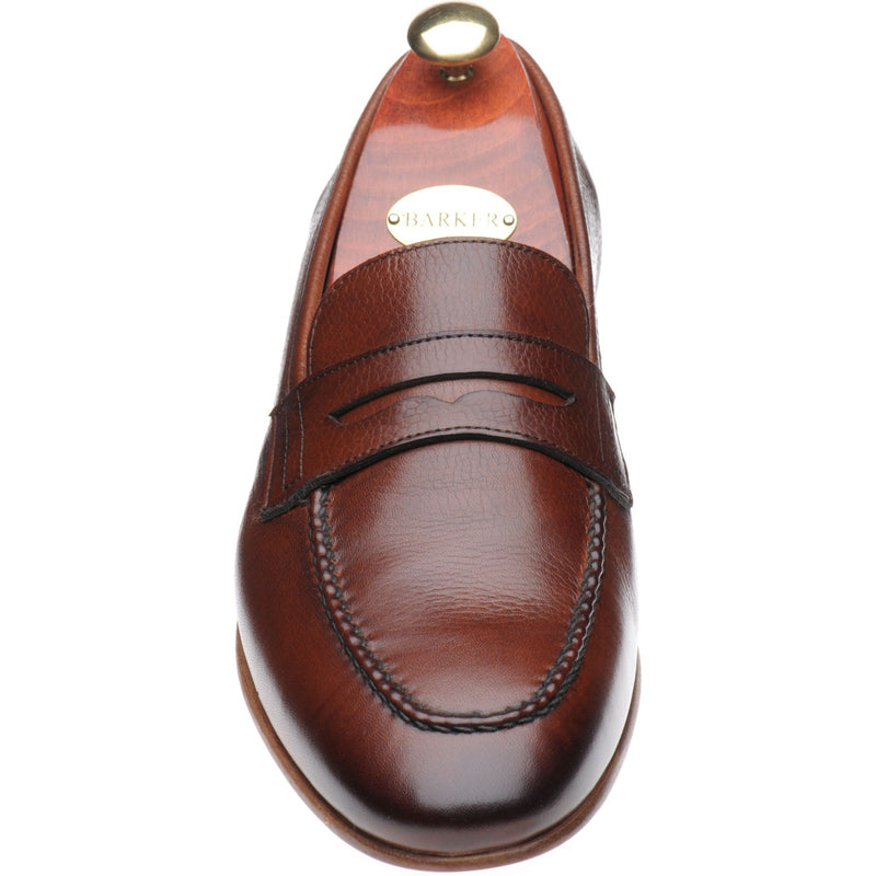 Product image for Barker Ledley mens loafers in cherry grain (second)