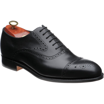 Product image for Barker Lerwick in black calf