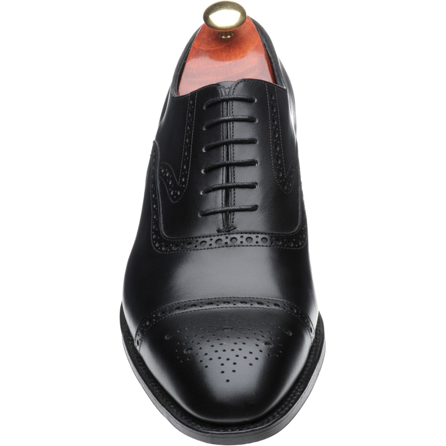 Product image for Barker Lerwick in black calf