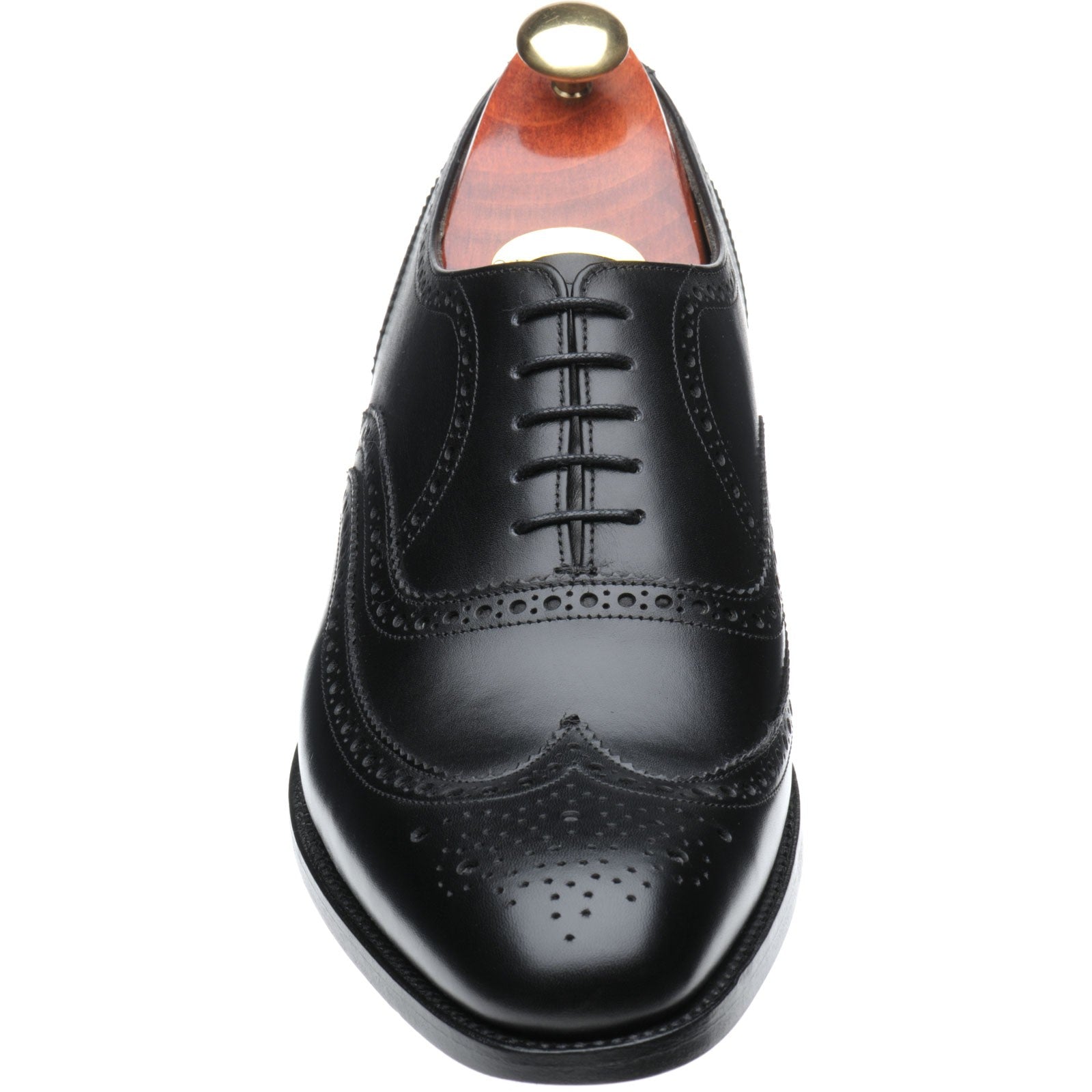 Product image for Barker Malton in black calf