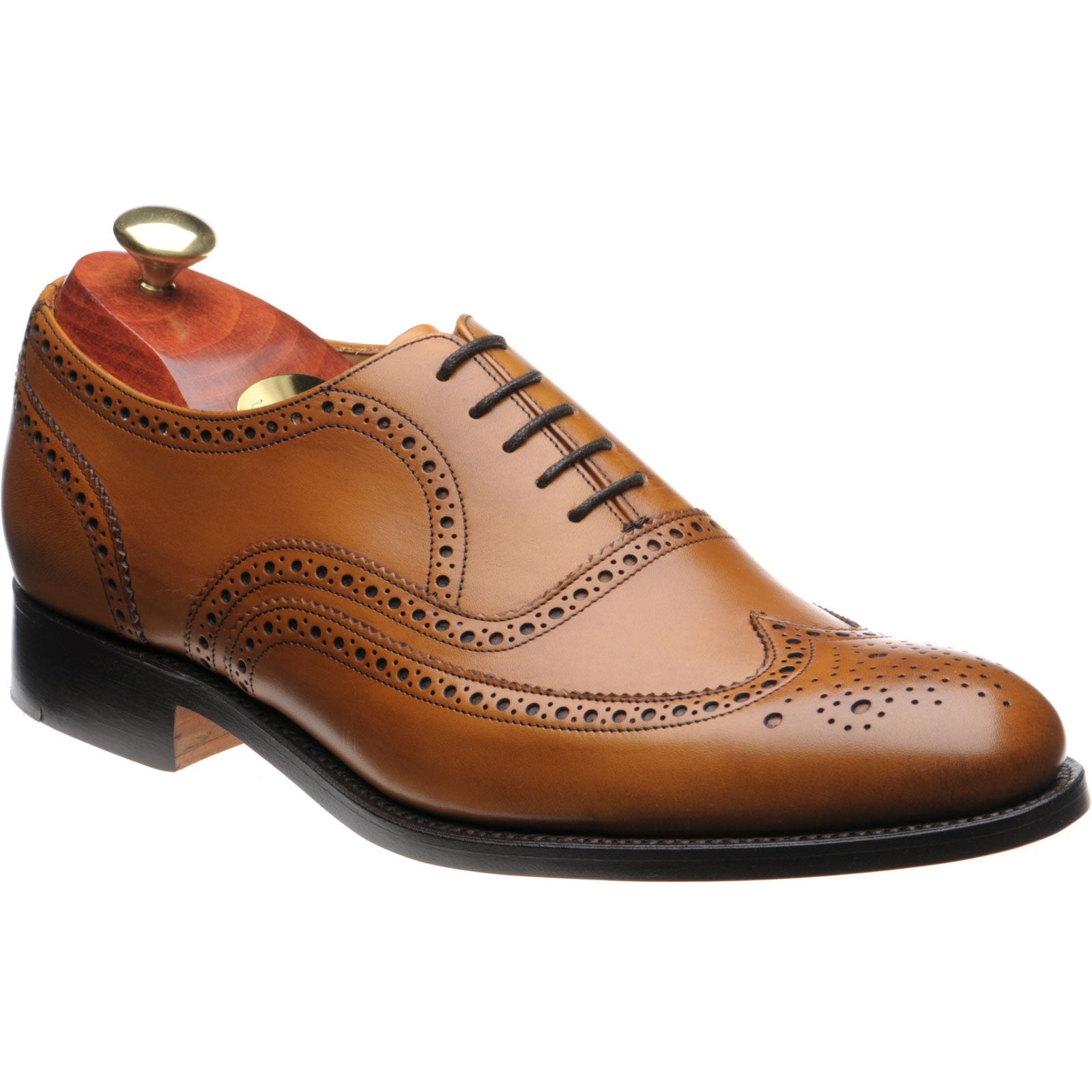 Product image for Barker Malton in cedar calf