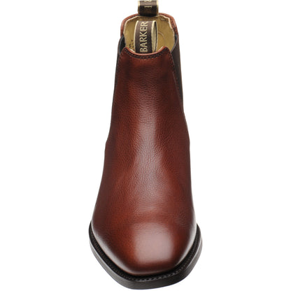 Product image for Barker Mansfield Rubber in cherry grain calf