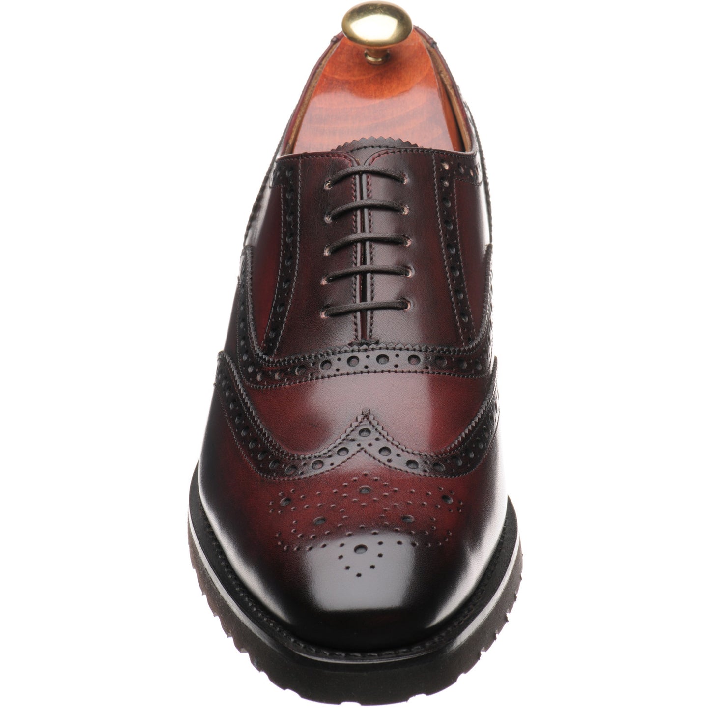 Product image for Barker Marston in burgundy calf