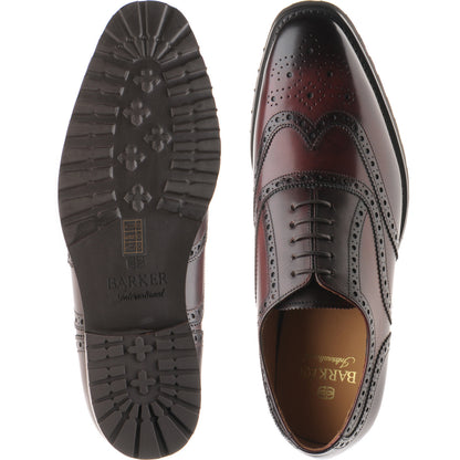 Product image for Barker Marston in burgundy calf