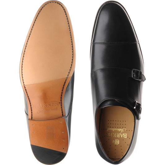 Product image for Barker Middlewich in black calf