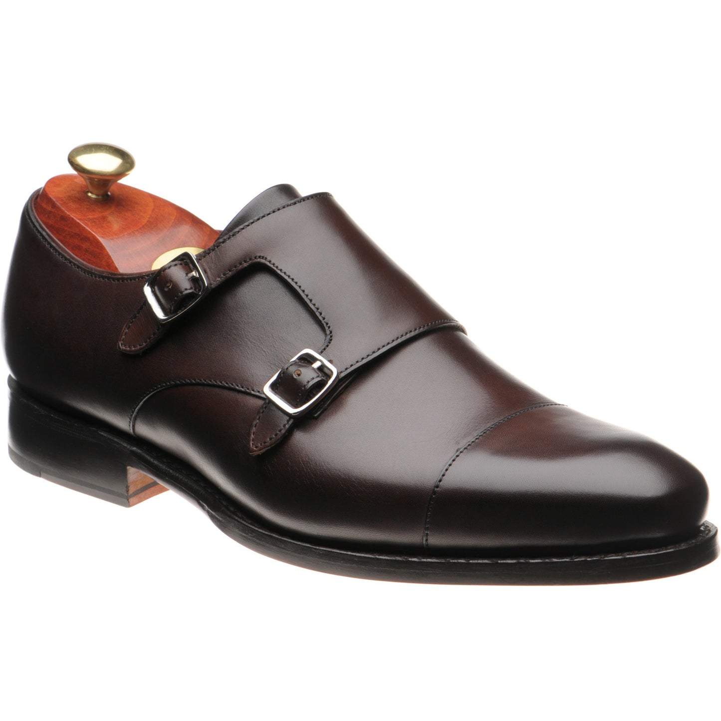 Product image for Barker Middlewich in chestnut calf