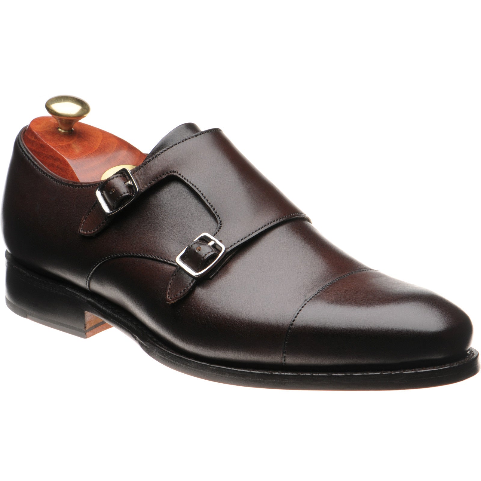 Product image for Barker Middlewich in chestnut calf