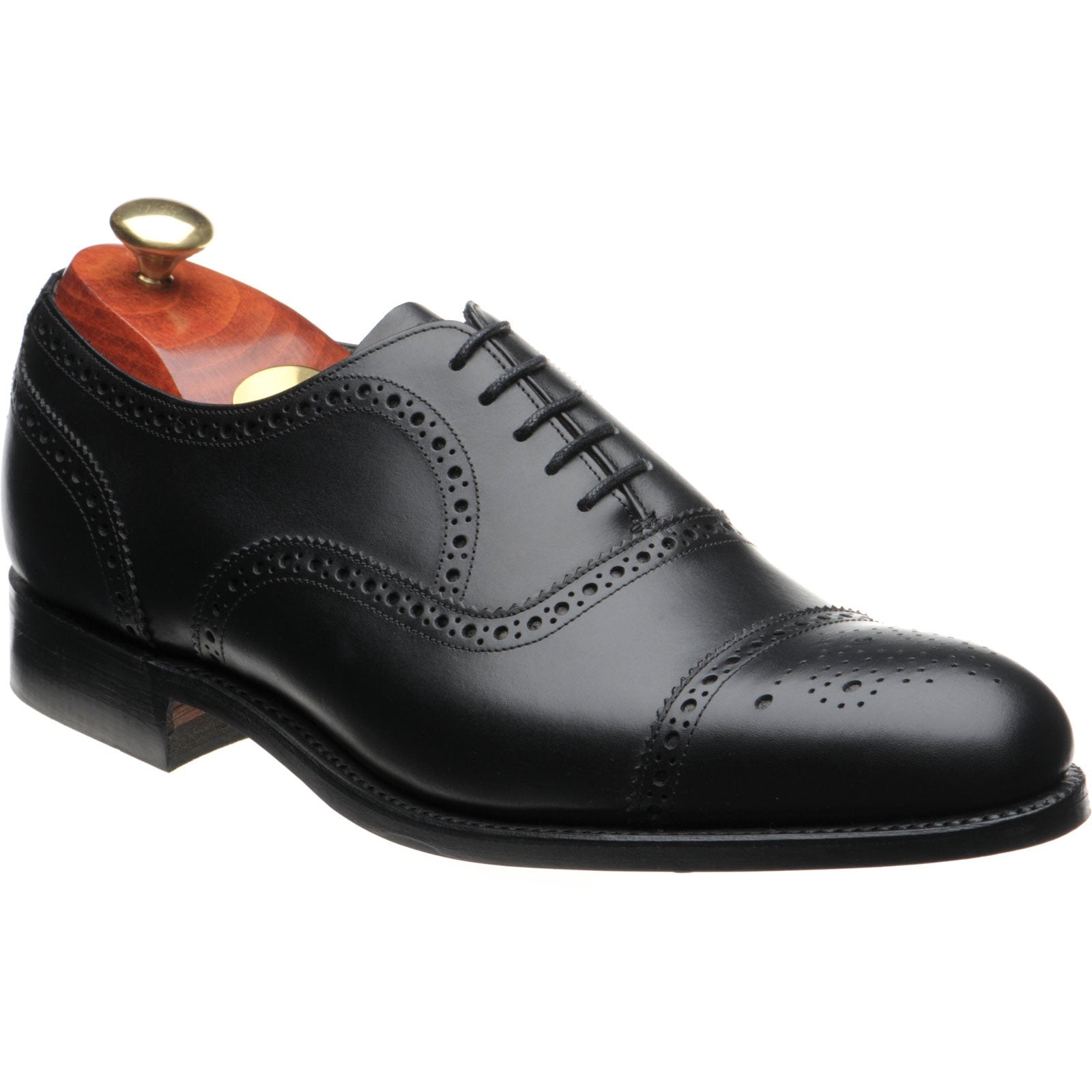 Product image for Barker Mirfield (Rubber) in black calf