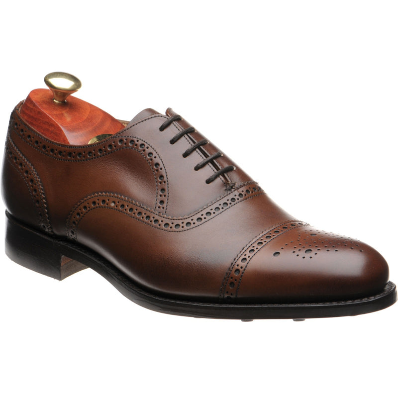 Product image for Barker Mirfield (Rubber) in dark walnut calf