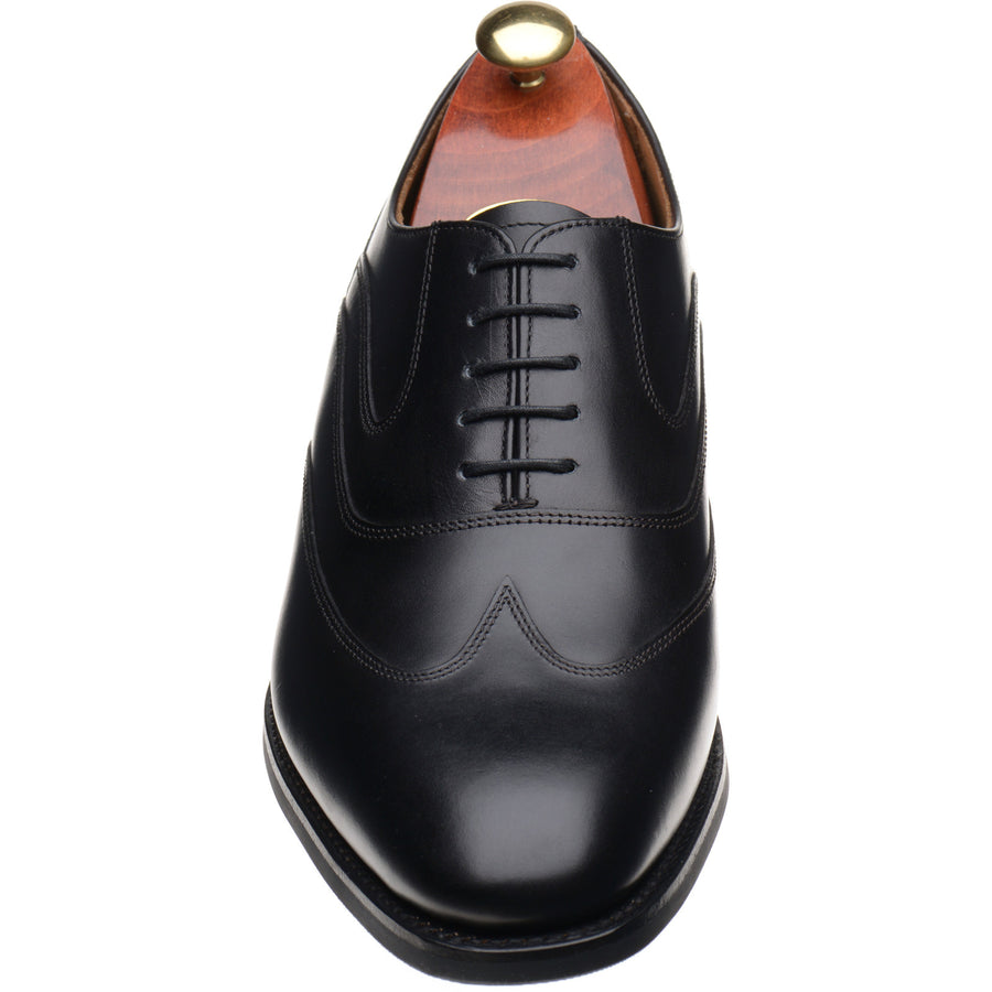Product image for Barker Oldbury mens rubber-soled brogues in black calf (second)