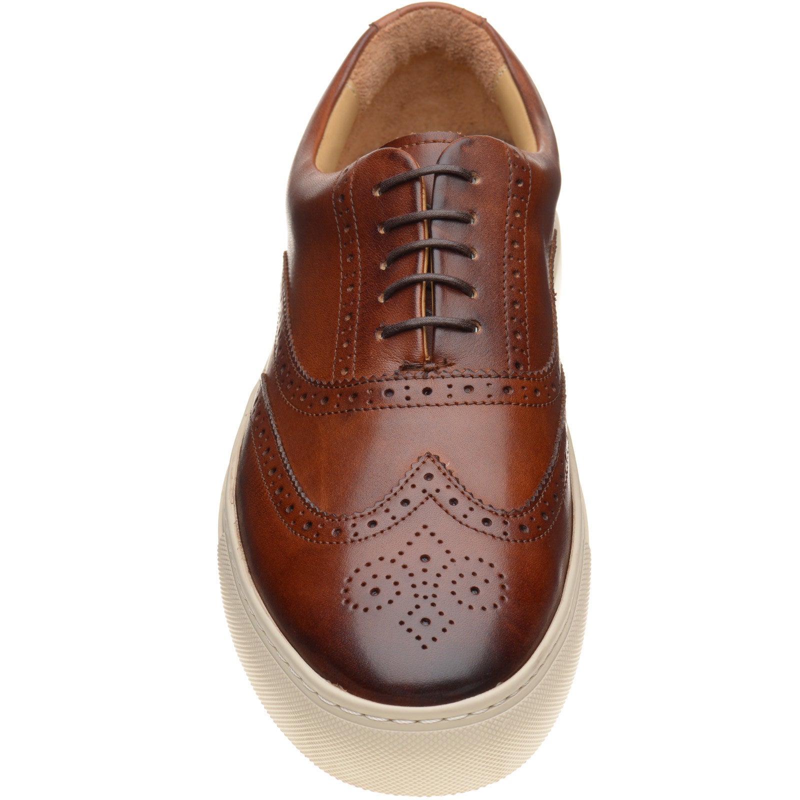 Product image for Barker Owen mens rubber-soled brogues in walnut calf (second)