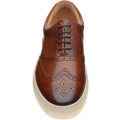 Product image for Barker Owen mens rubber-soled brogues in walnut calf (second)