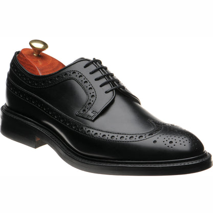 Product image for Barker Pickering in black calf