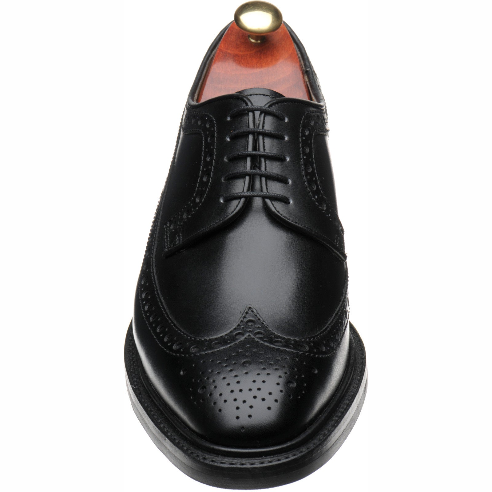 Product image for Barker Pickering in black calf