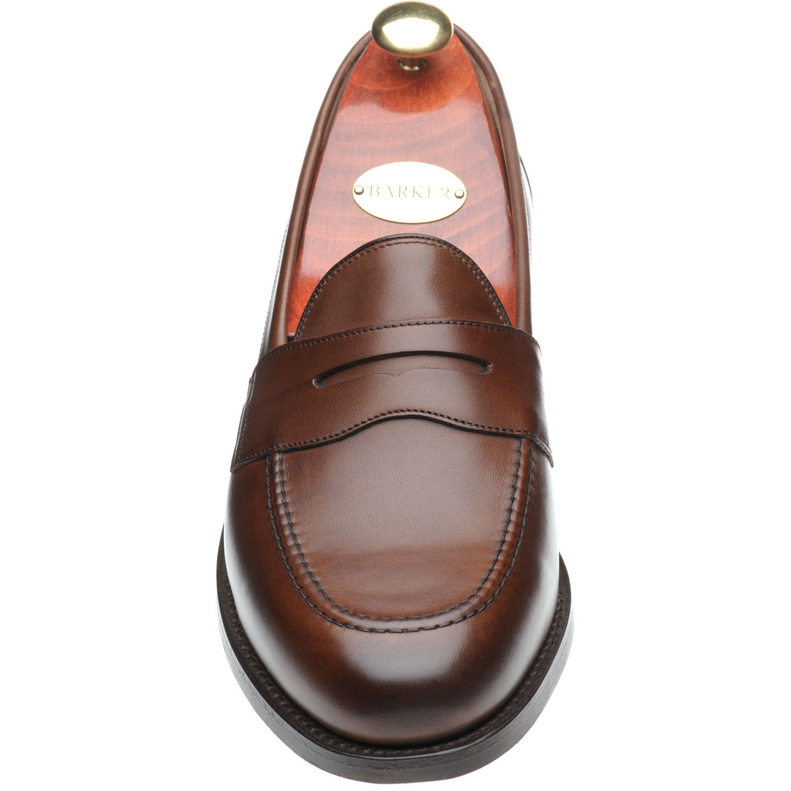 Product image for Barker Portsmouth in dark walnut calf