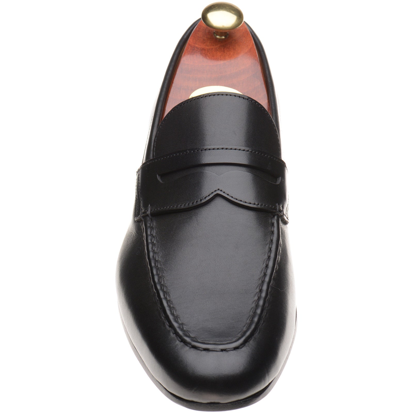 Product image for Barker Sawyer mens loafers in black calf