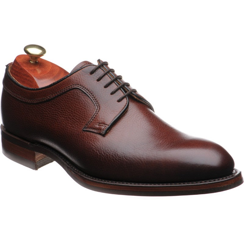 Skye rubber soled Derby shoes cherry grain