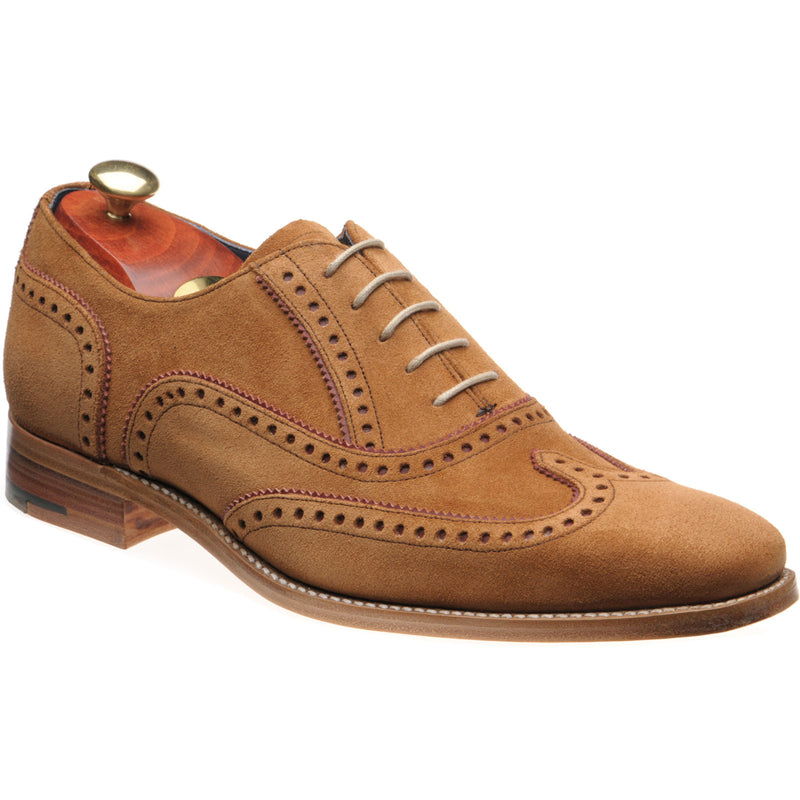 Product image for Barker Spencer in terra suede  burgundy suede