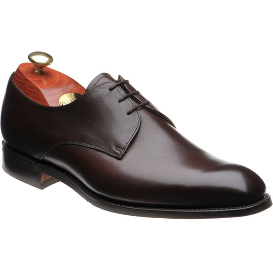 Product image for Barker St Austell mens rubber-soled Derby shoes in dark walnut calf (second)