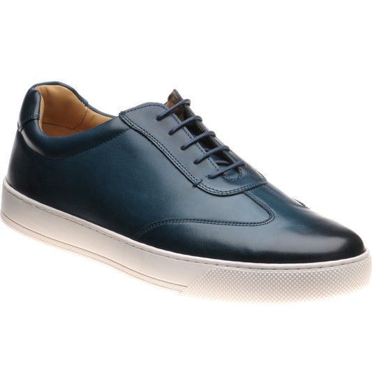 Product image for Barker Stig in blue handfinished calf