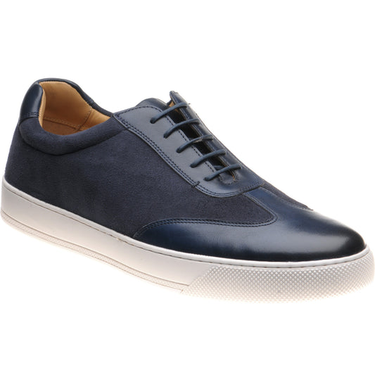 Product image for Barker Stig in navy suede and calf