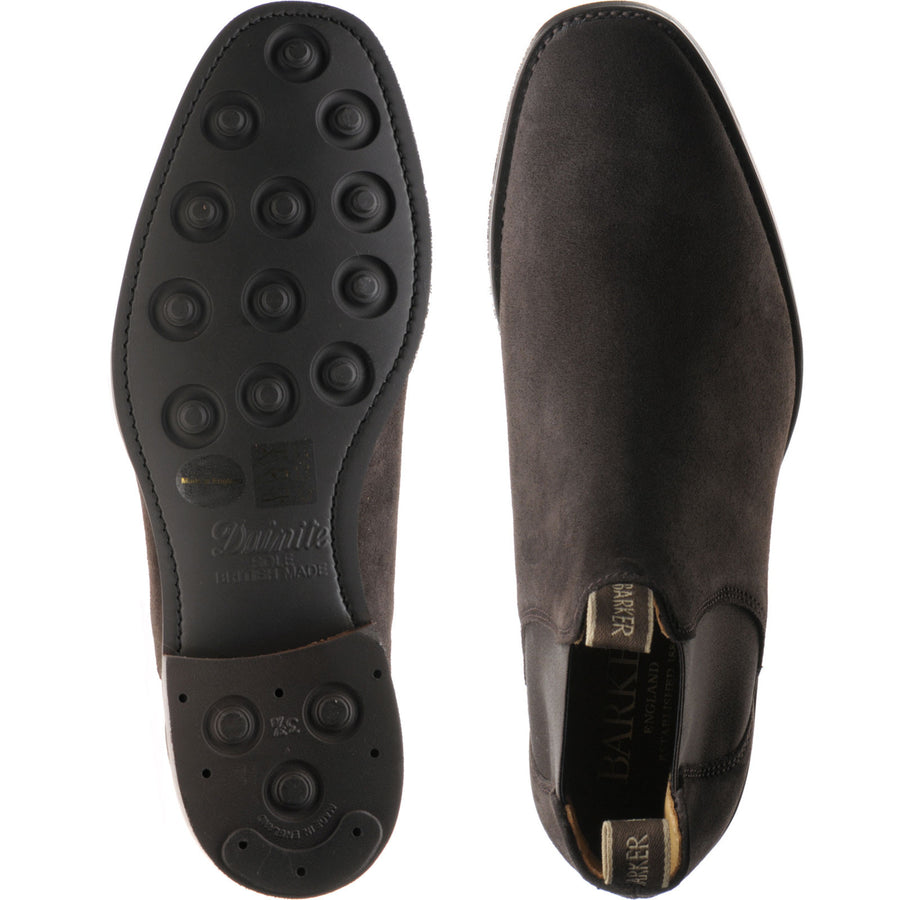 Product image for Barker Sutton in dark brown suede