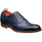 Navy Hand Painted Calf