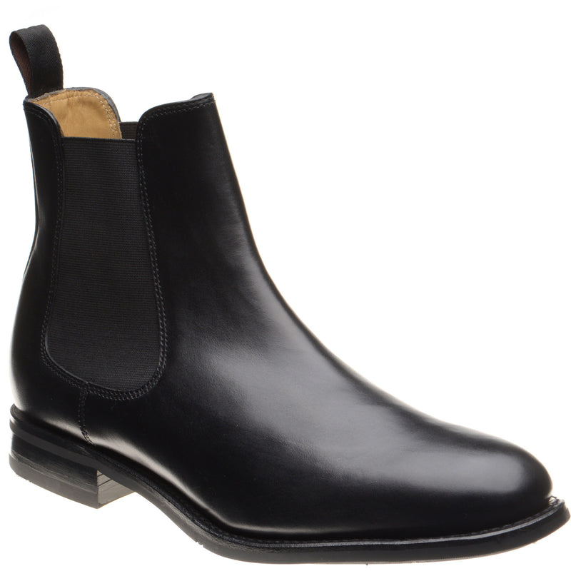 Product image for Barker Wantage mens in black calf