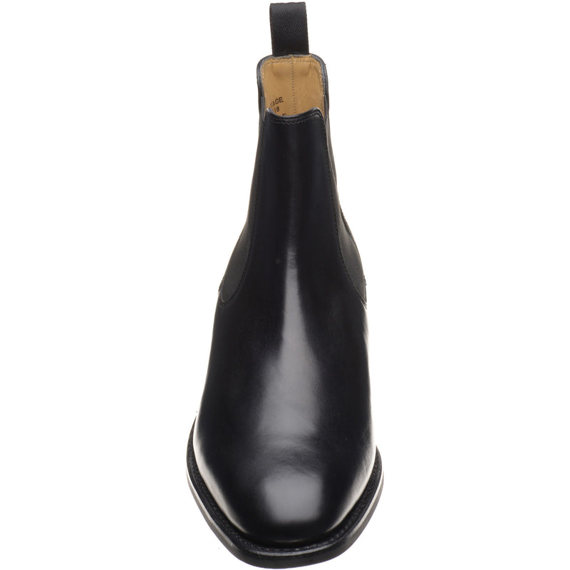 Product image for Barker Wantage mens in black calf