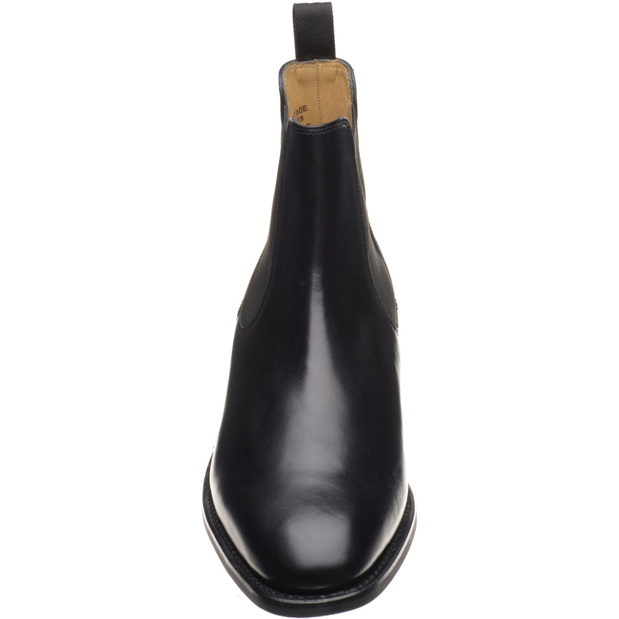 Product image for Barker Wantage mens in black calf