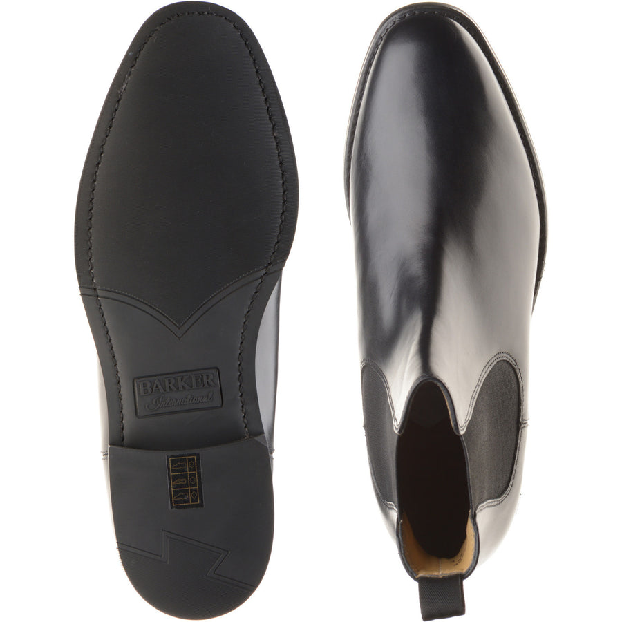 Product image for Barker Wantage mens in black calf