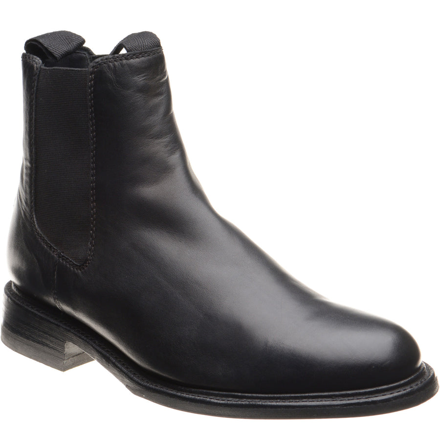Product image for Barker Wick mens hybrid-soled Chelsea boots in black dip dyed