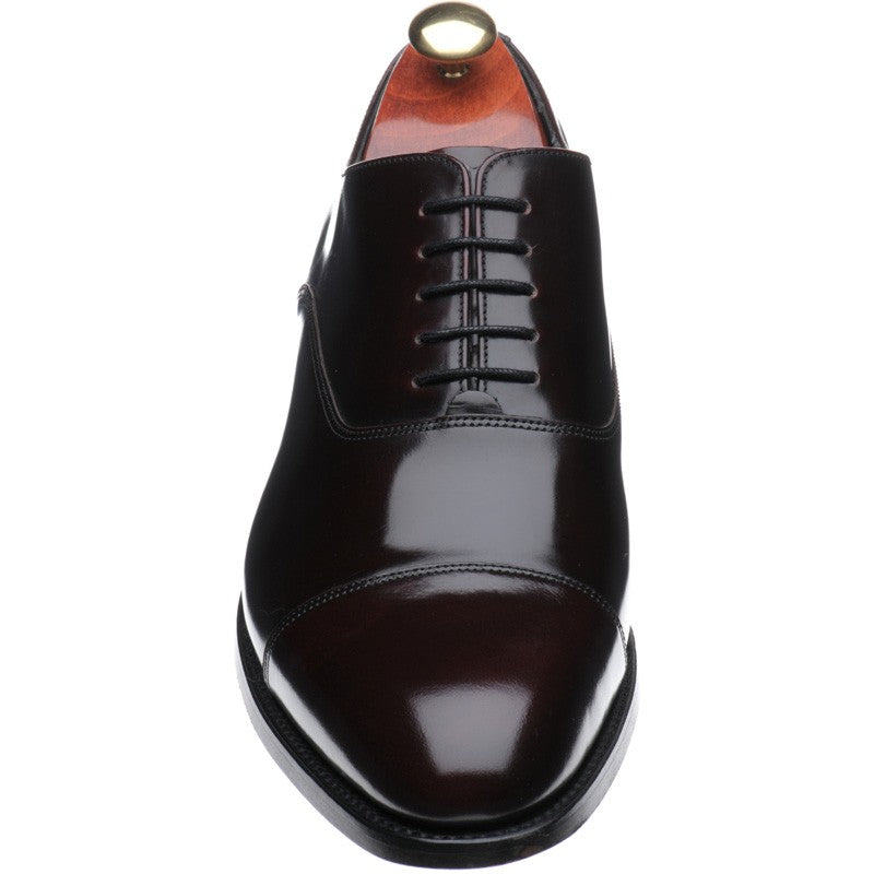 Product image for Barker Winsford mens Oxfords in burgundy polished (second)