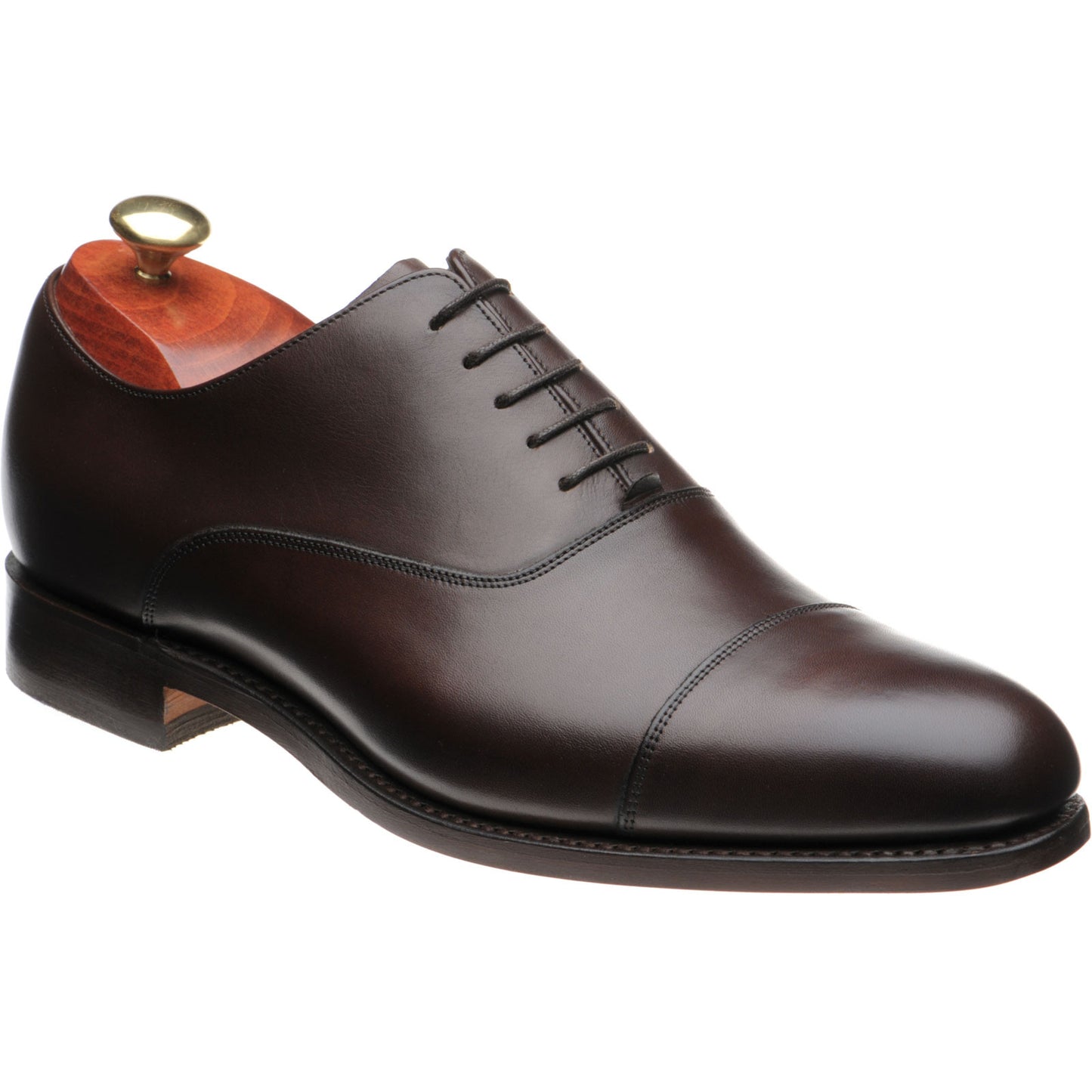 Product image for Barker Winsford mens Oxfords in dark walnut calf (second)