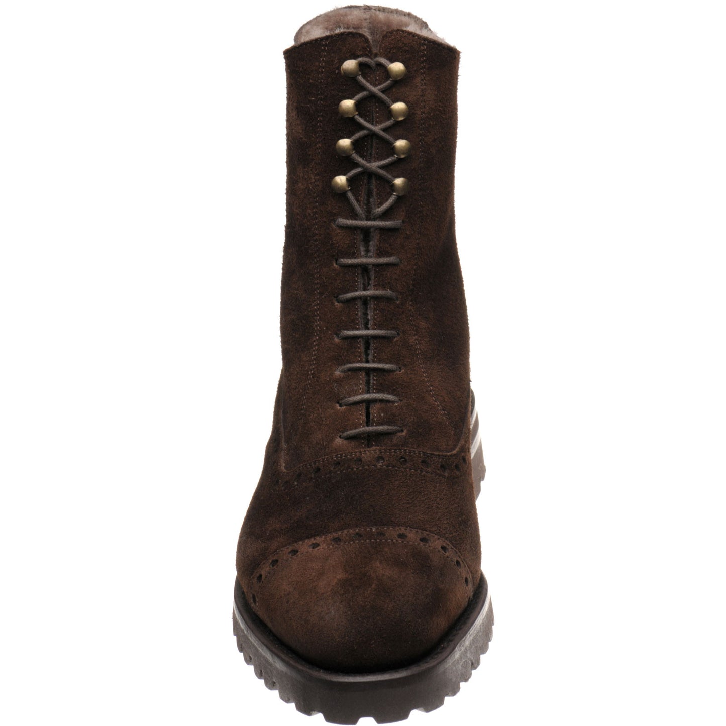 Product image for Carlos Santos 1038 mens rubber-soled boots in brown suede