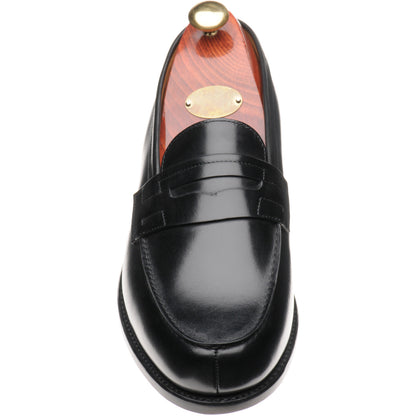 Product image for Carlos Santos 1902 mens loafers in black calf