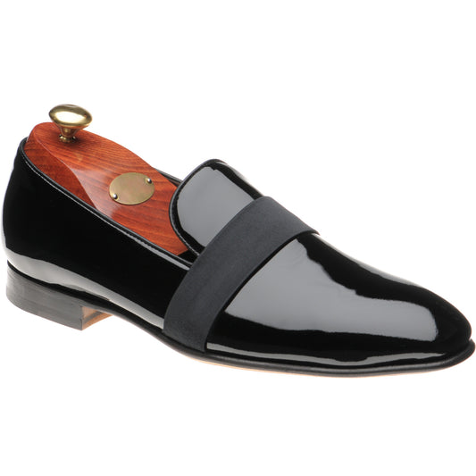 Product image for Carlos Santos 9110 mens loafers in black patent