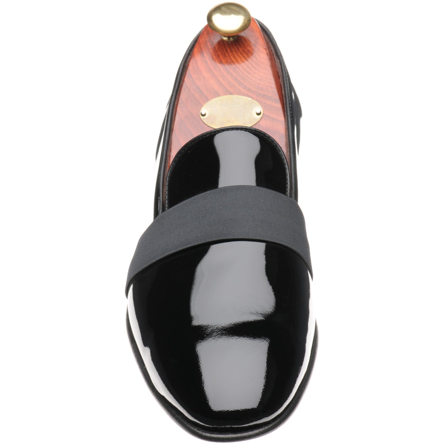 Product image for Carlos Santos 9110 mens loafers in black patent