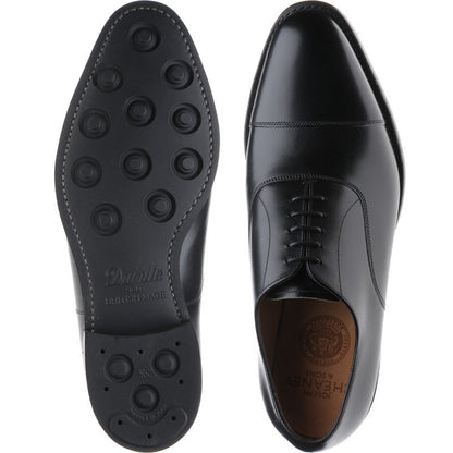 Product image for Cheaney Lime Rubber mens rubber-soled Oxfords in black calf (second)