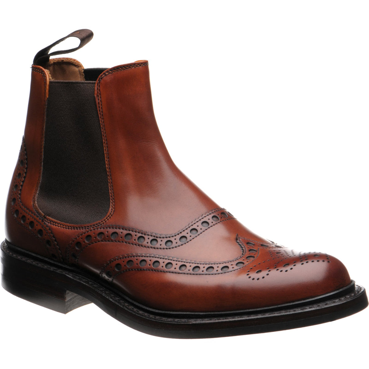 Cheaney Tamar R Dark Leaf Calf Brogue Boots