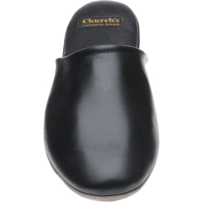 Product image for Church Arran slippers in black nappa