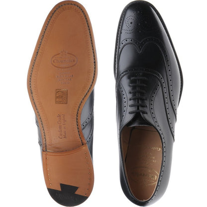 Product image for Church Berlin mens brogues in black calf