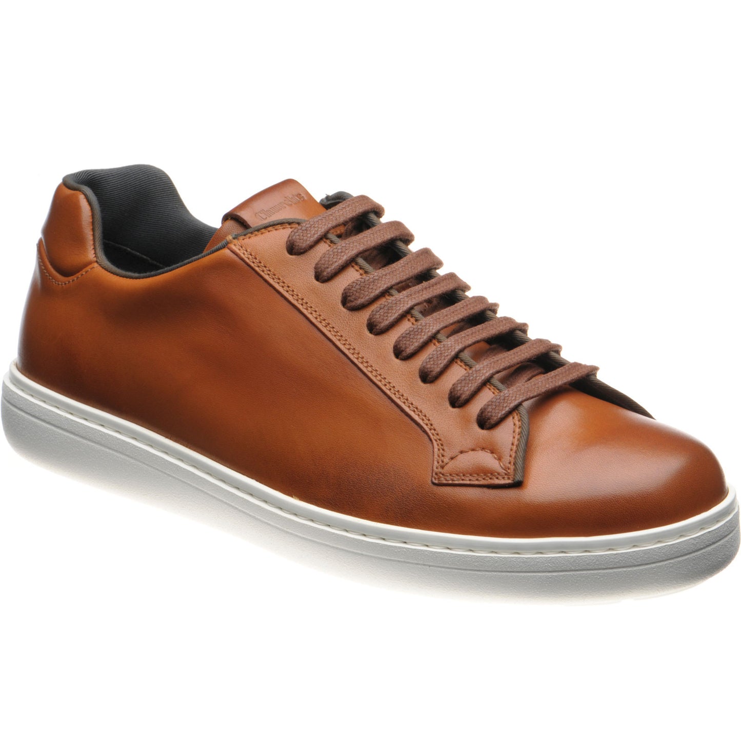 Product image for Church Boland mens rubber-soled in walnut calf