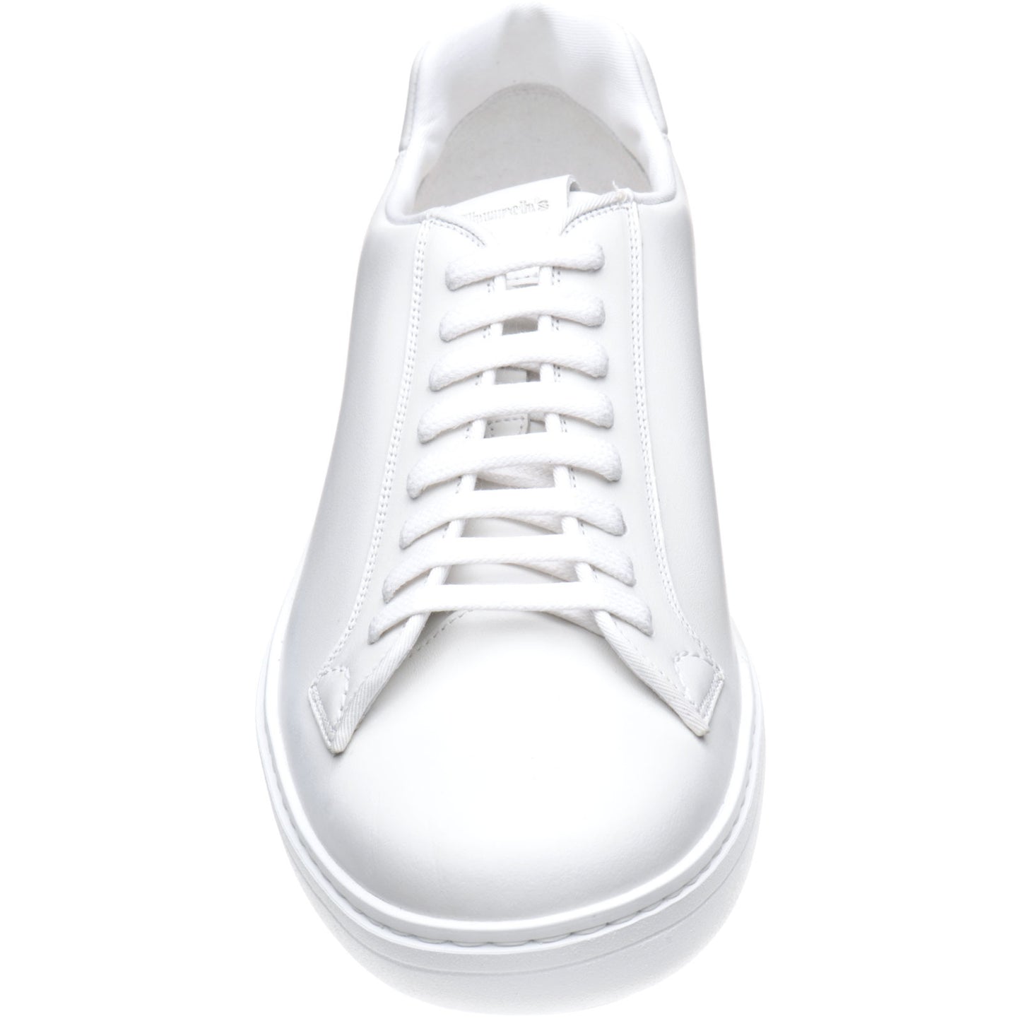 Product image for Church Boland mens rubber-soled trainers in white calf