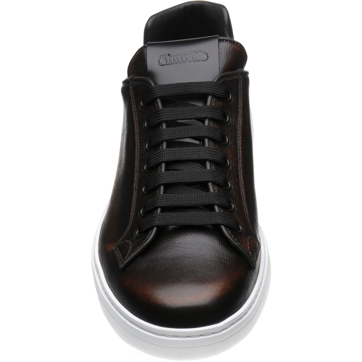 Product image for Church Boland Plus 2 mens rubber-soled trainers in brandy