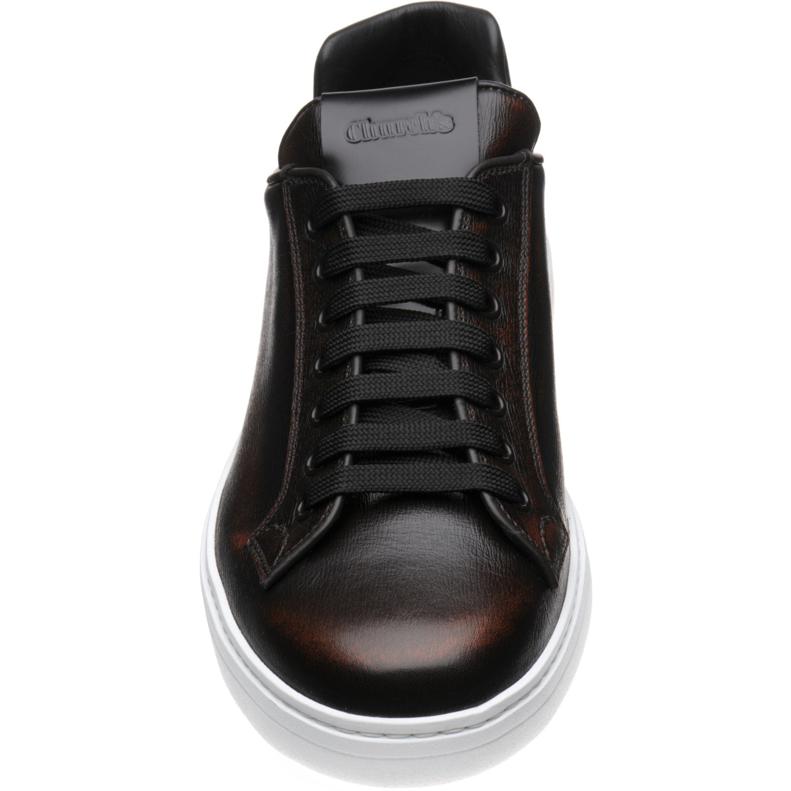 Product image for Church Boland Plus 2 mens rubber-soled trainers in brandy