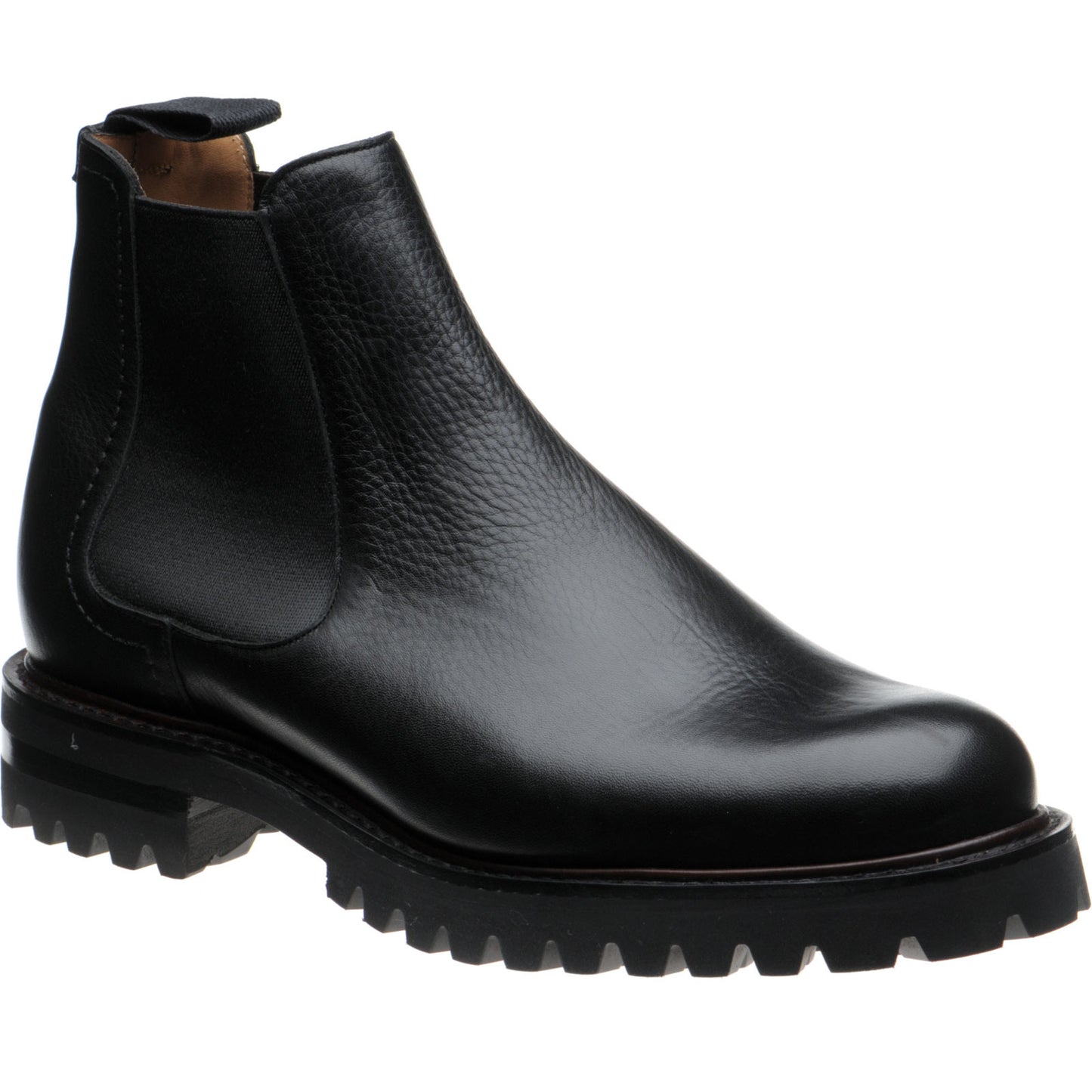 Product image for Church Cornwood 2 mens rubber-soled Chelsea boots in black soft grain calf