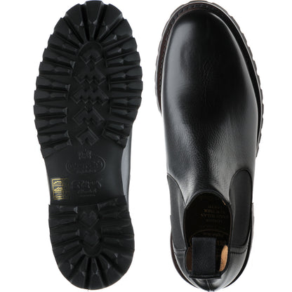 Product image for Church Cornwood 2 mens rubber-soled Chelsea boots in black soft grain calf