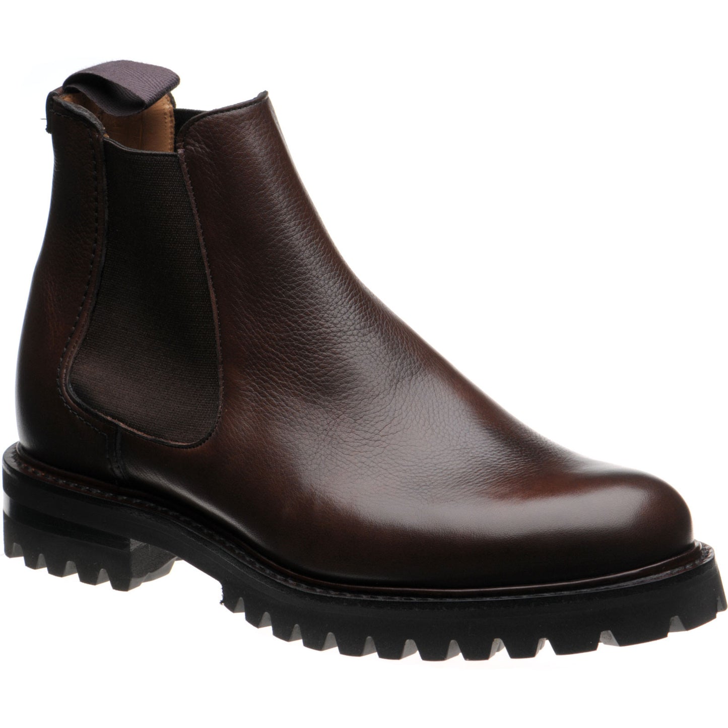 Product image for Church Cornwood 2 mens rubber-soled Chelsea boots in burnt soft grain calf